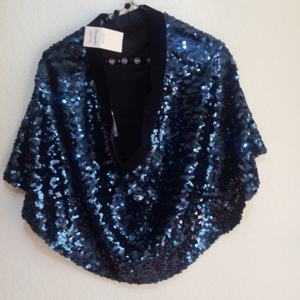 Aeropostale blue sequin dress XXL